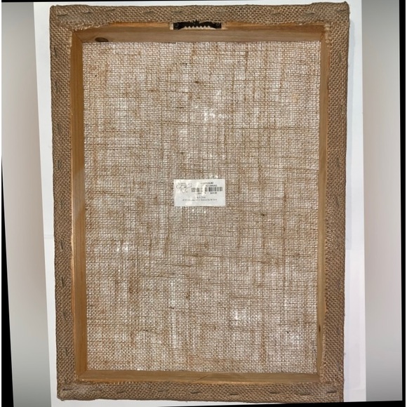 KEEP CALM & SHINE ON CHANDELIER BURLAP LET YOUR LIGHT SHINE RHINESTONE 15” x 12” - Picture 6 of 6